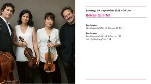 Belcea Quartet mit Instrumenten