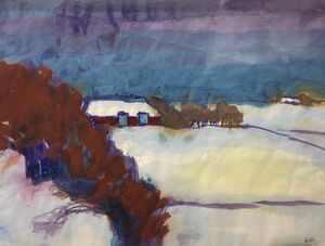 Das Bild Winterlandschaft von Emil Nolde