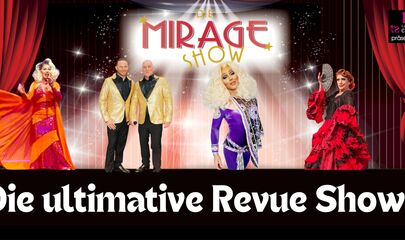 Veranstaltungsplakat MIRAGE, führt zum Kalendereintrag