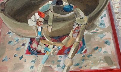 Das Bild Terrakotta und Perlenkette von Isabel Blessing führt zum Kalendereintrag