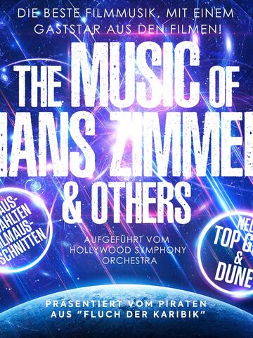 Werbeplakat The Music of Hans Zimmer & Others