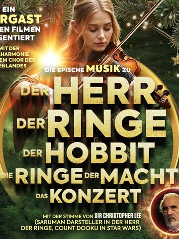Werbeplakat Der Herr der Ringe und Hobbit
