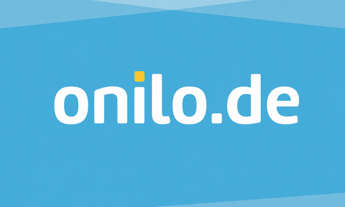 Schriftzug onilo.de, führt zur Nachricht