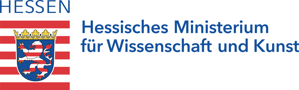 Logo Hessisches Ministerium für Wissenschaft und Kunst mit Link zur Seite
